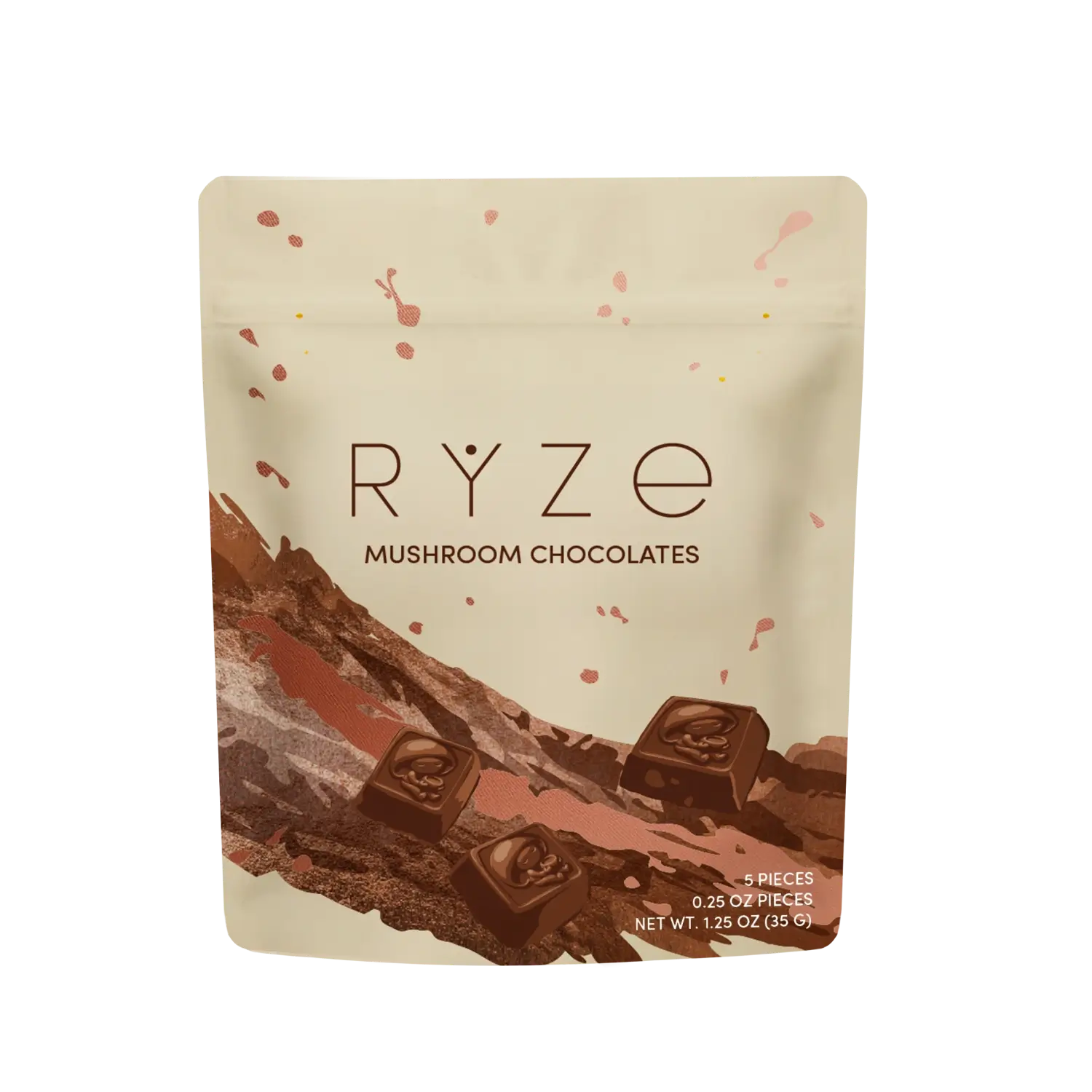 FREE Mushroom Chocolates Rye (5 pieces) V4