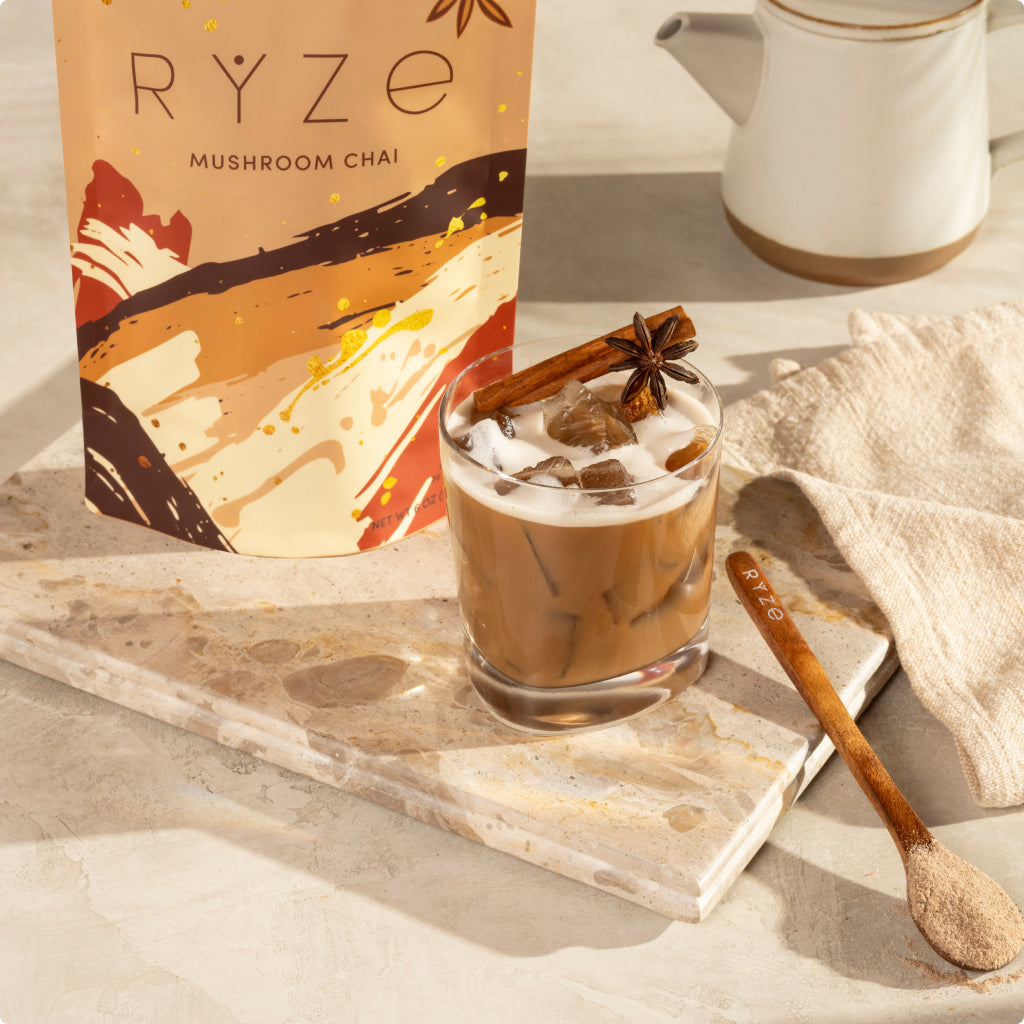 RYZE Mushroom Chai Starter Bag J0