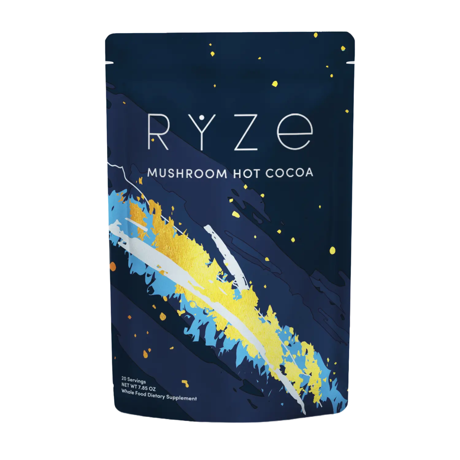 RYZE Mushroom Hot Cocoa — Organic Instant Cocoa with L-Theanine & Melatonin, 20 Servings K3