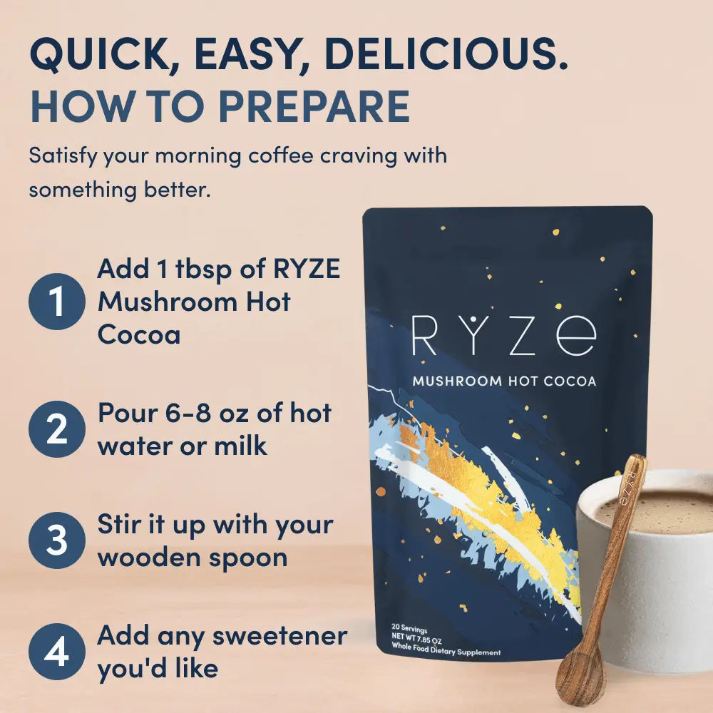 RYZE Ritual Set: Cocoa + Coffee E8