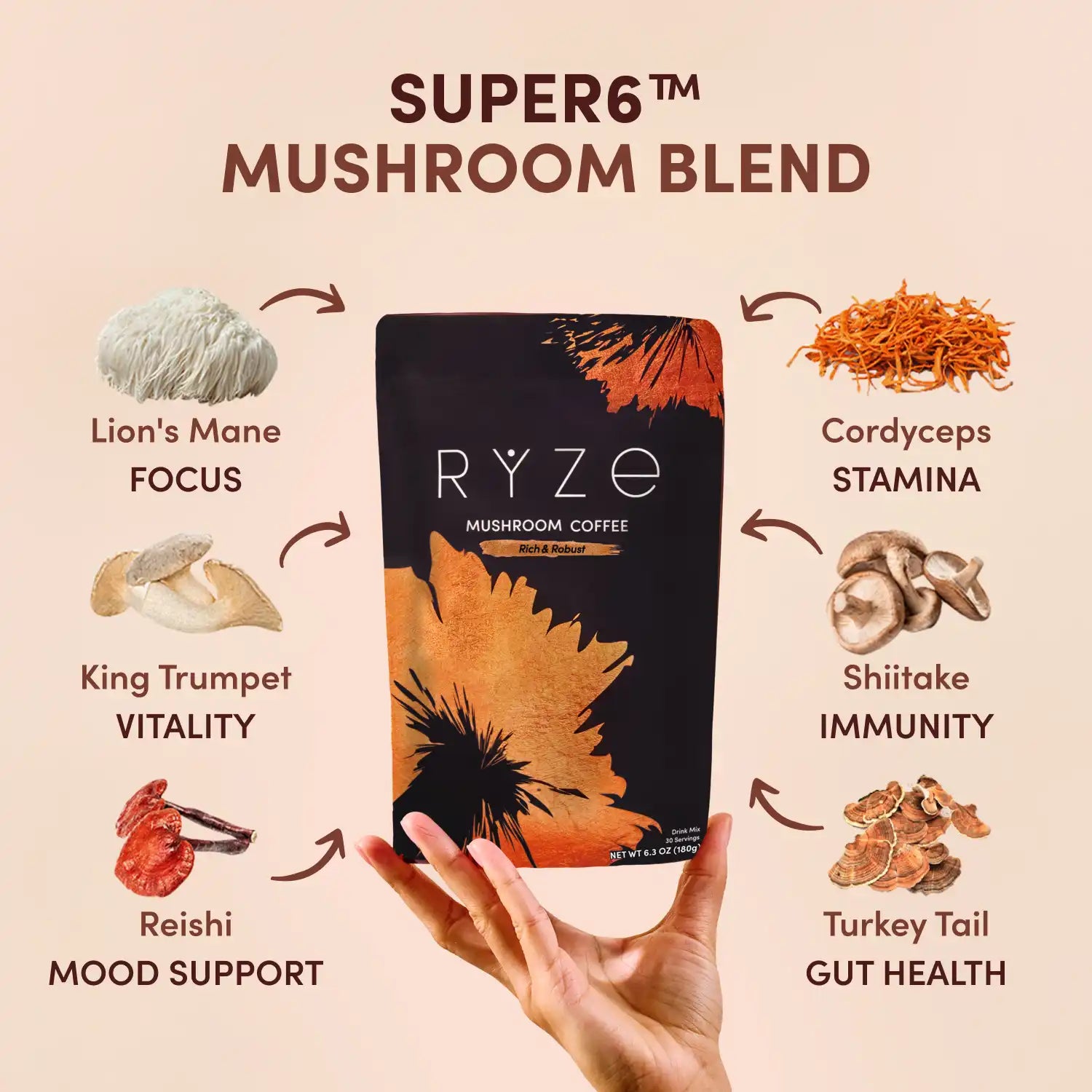 Mushroom Coffee Ritual Set Y3