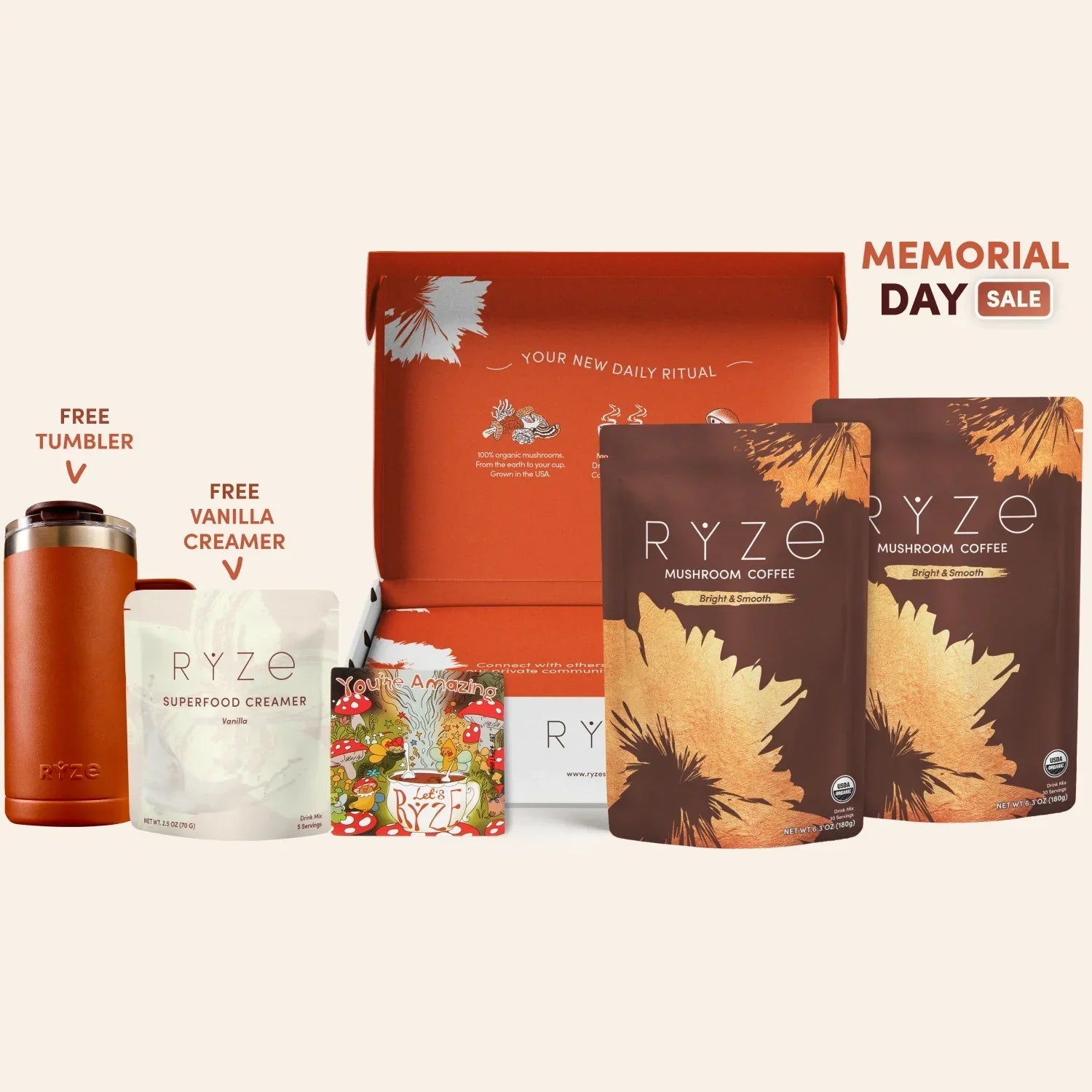 Mushroom Coffee Starter Kit 60 Serving N5