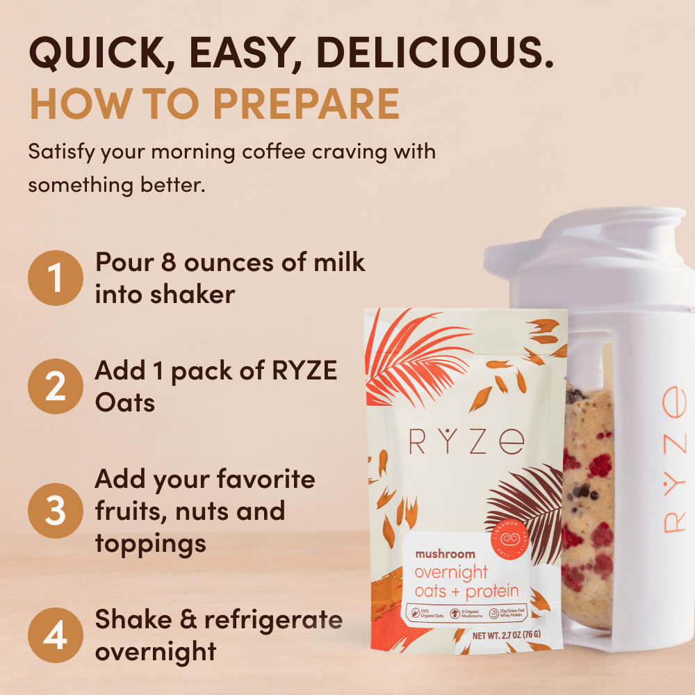 Mushroom Overnight Oats (14 Servings) N7