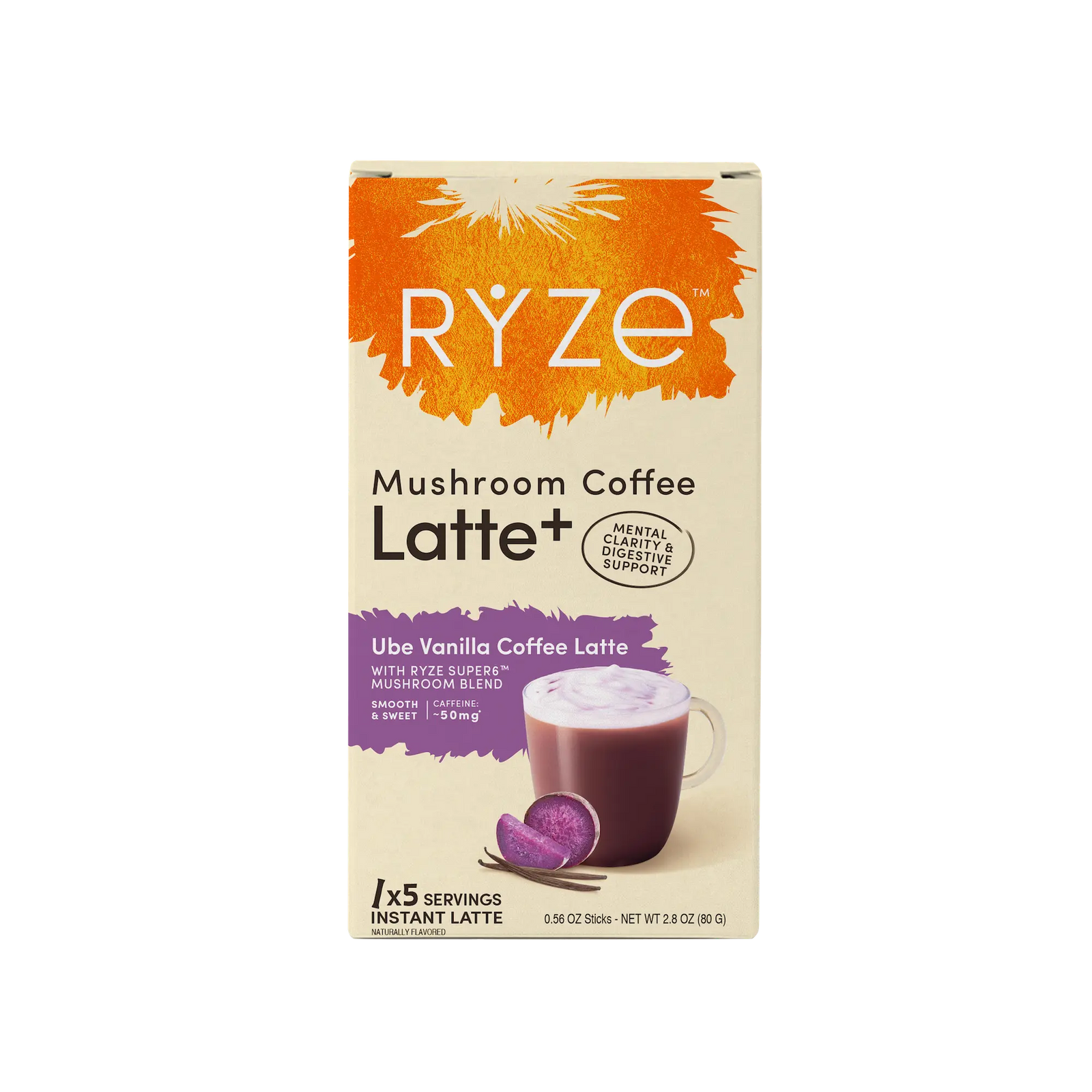Ube Vanilla Coffee Latte Carton V7