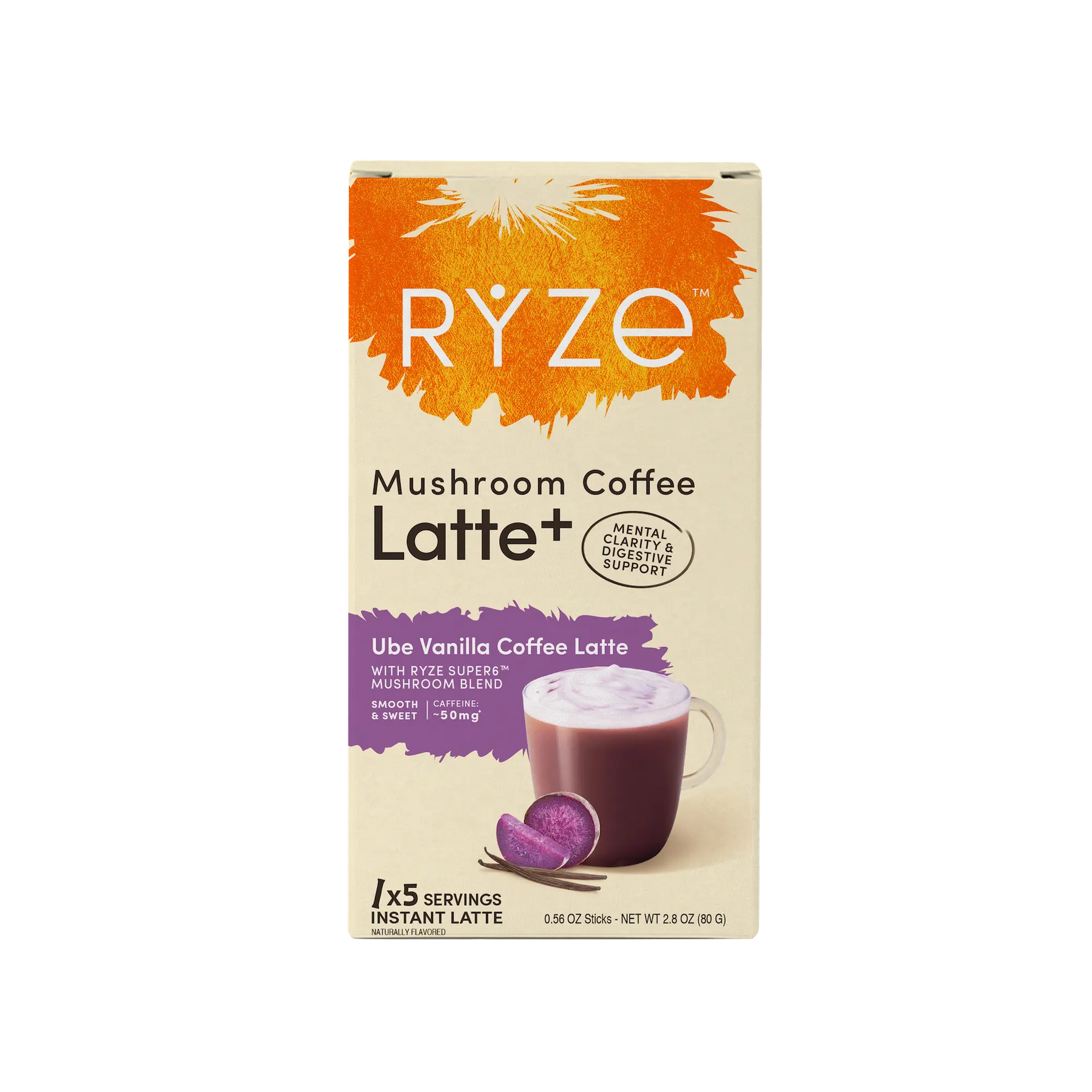 Ube Vanilla Coffee Latte Carton V7
