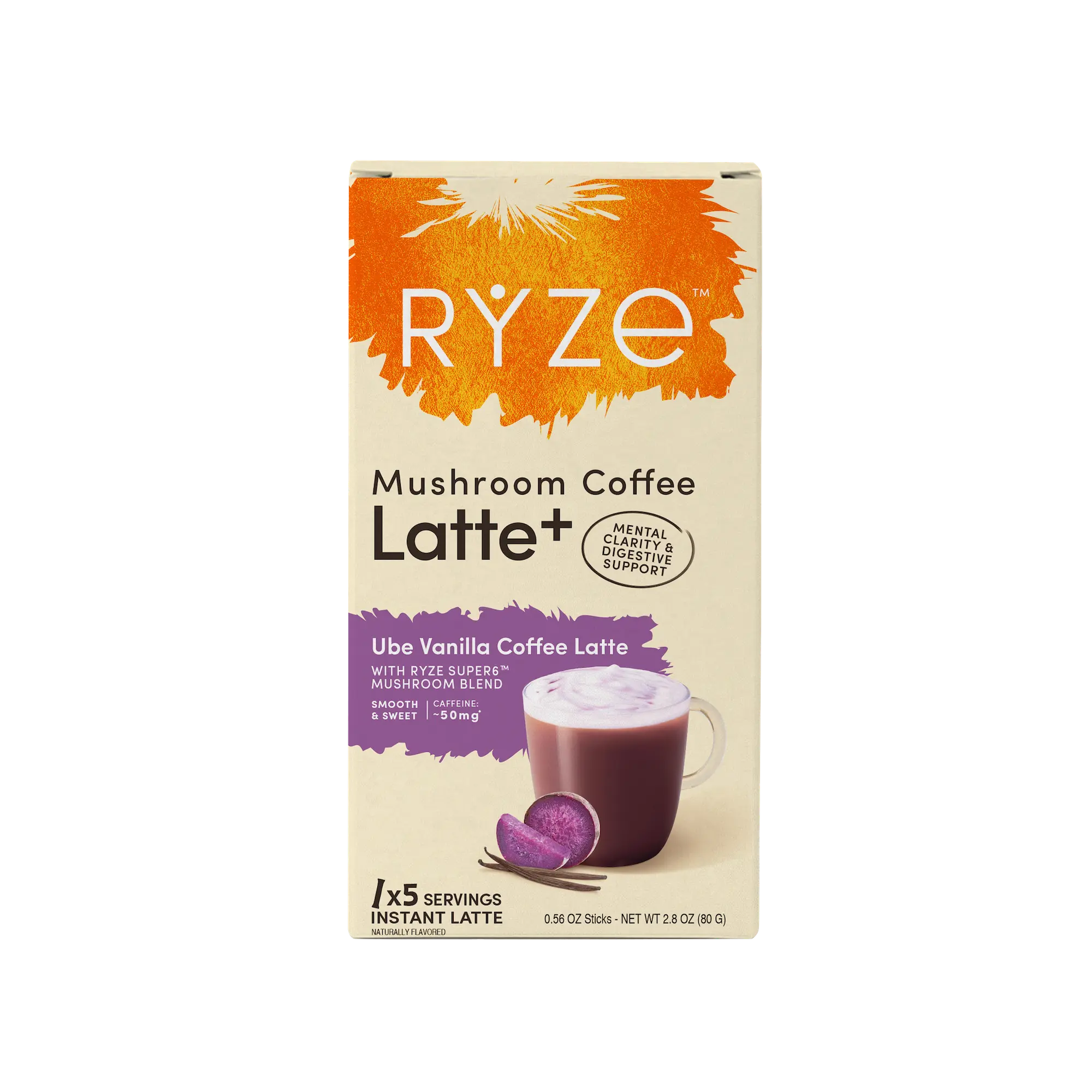 Ube Vanilla Coffee Latte Carton V7
