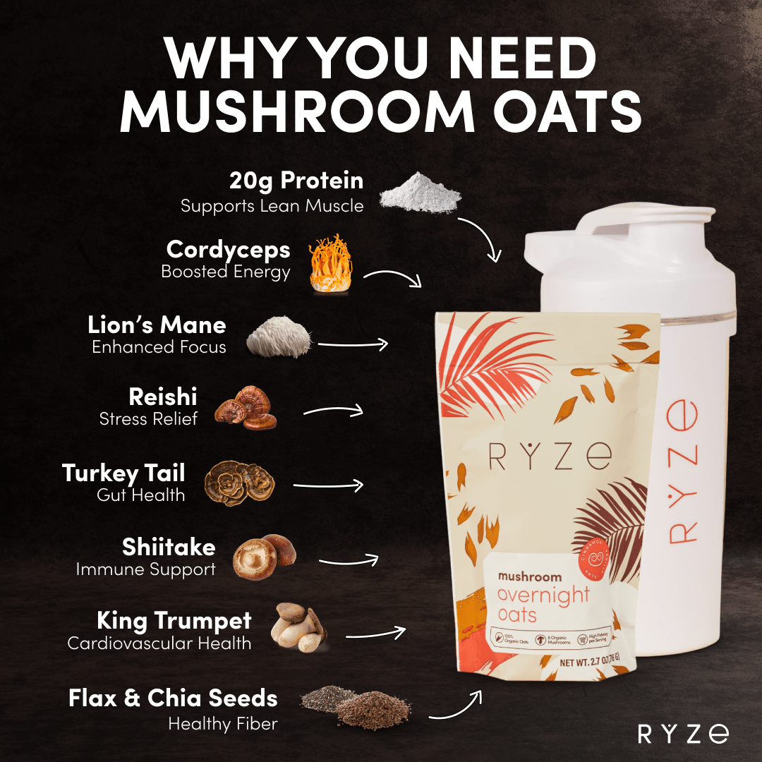 Mushroom Overnight Oats Pack (28 Servings) R3