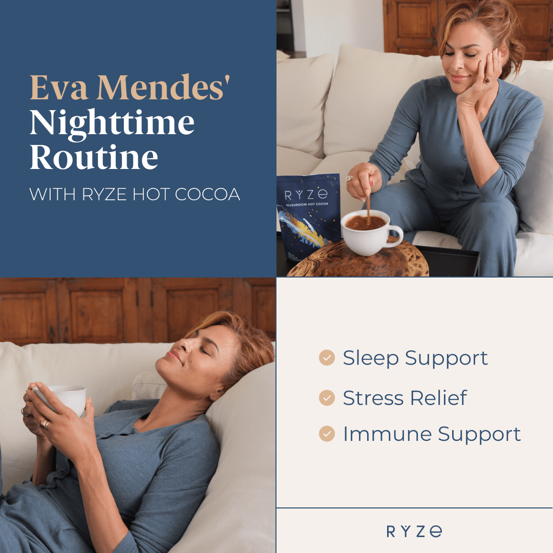 RYZE Hot Cocoa - with 6 Sleep Superfoods to Help Fall Asleep and Stay Asleep K1