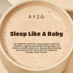 RYZE Hot Cocoa - with 6 Sleep Superfoods to Help Fall Asleep and Stay Asleep K1