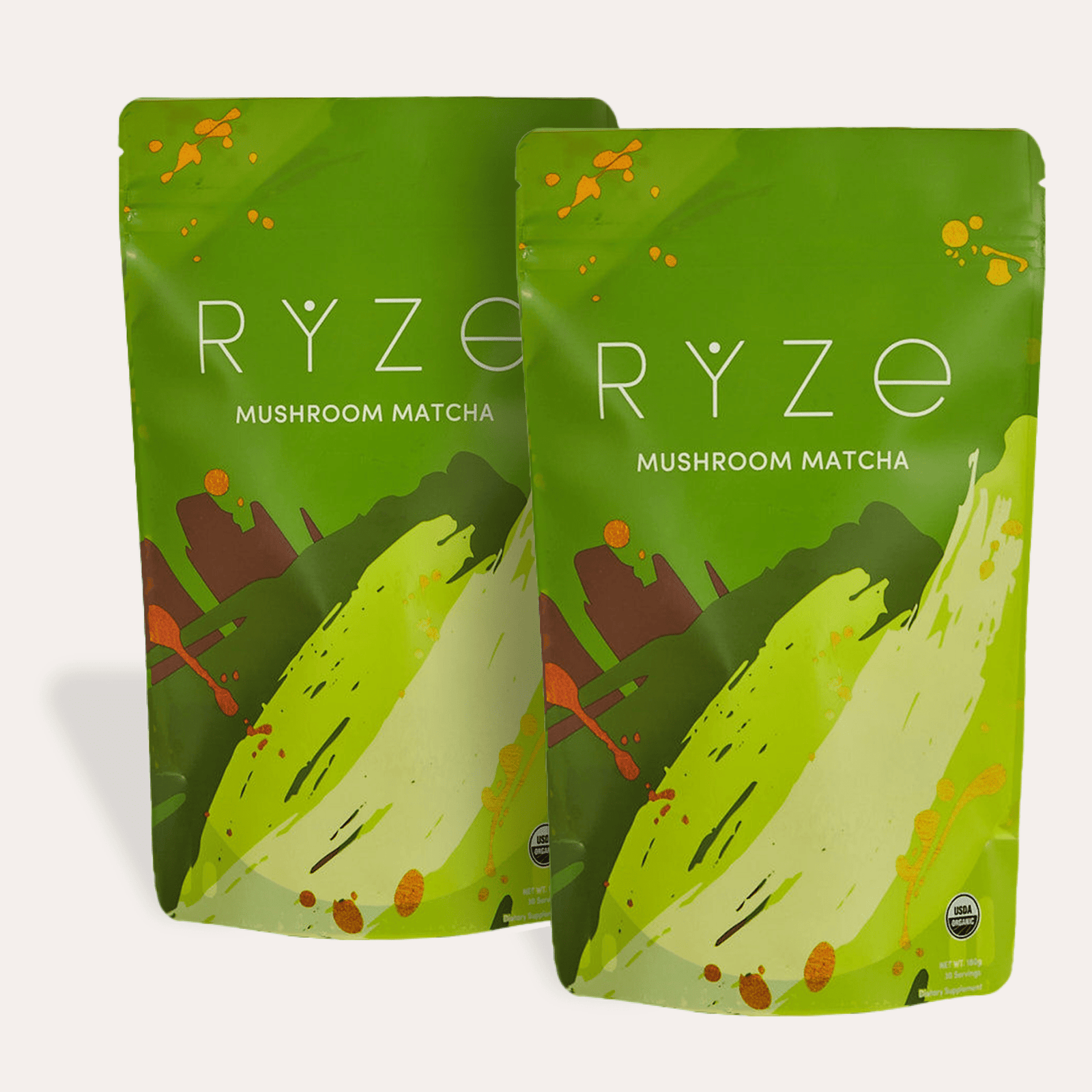 RYZE Organic Mushroom Matcha Starter Kit (60 servings) N3