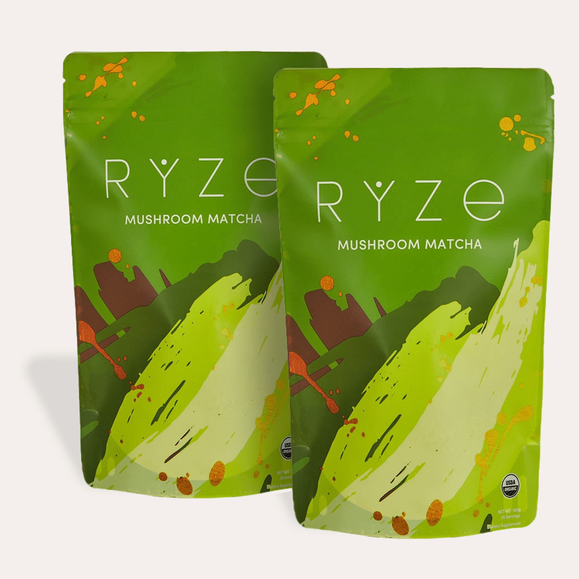 RYZE Organic Mushroom Matcha Starter Kit (60 servings) N3