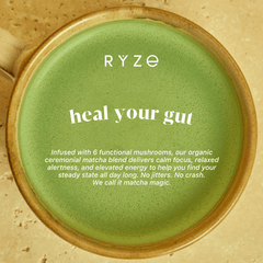 RYZE Organic Mushroom Matcha Starter Kit (60 servings) N3
